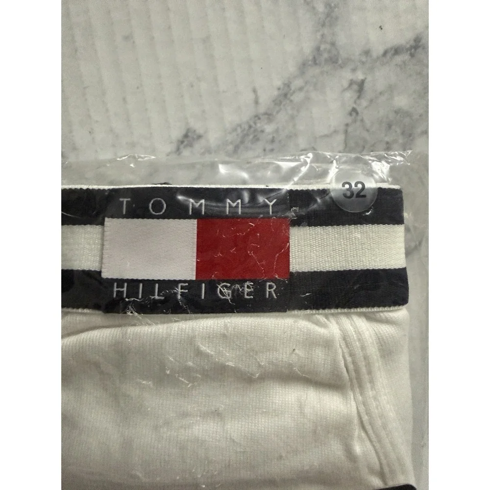 2002 Tommy HILFIGER Briefs Flag Waistband Sz 32 Mid-rise Cotton Vintage 3 Pack